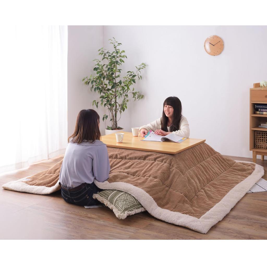 Azumaya-kk Thin Kotatsu Futon, Rectangular, KK-142BE