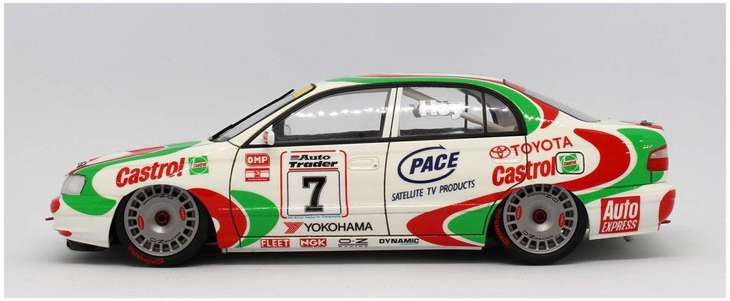 Aoshima Bunka Kyozai 1/24 BEEMAX Series No. 26 Toyota Carina E ST191 1994 BTCC Specification Plastic Model