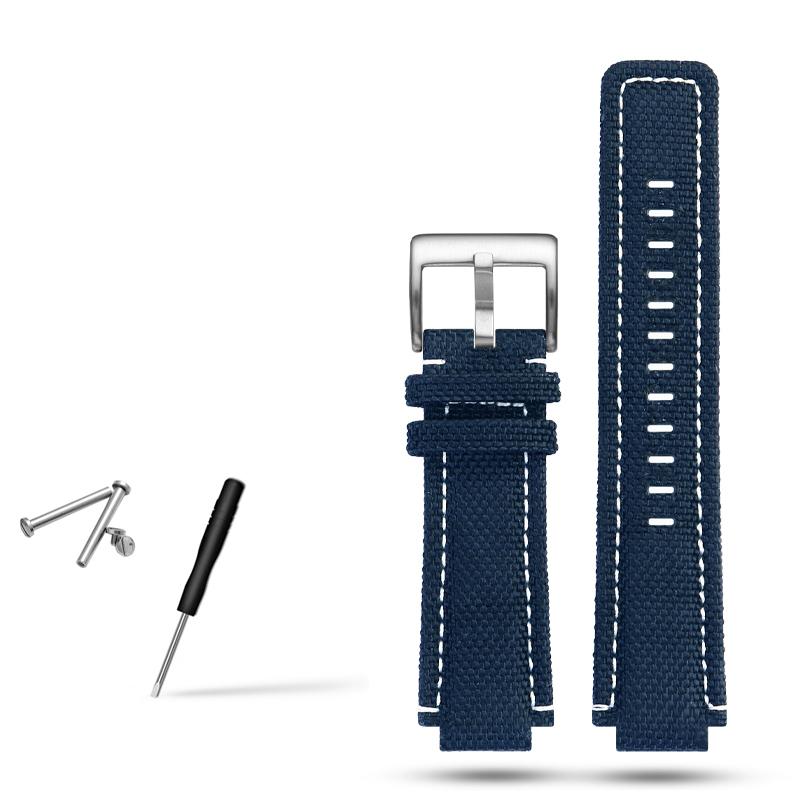 Für TIMEX Tidal T2N721 T2N720 T2n739 TW2T76300 TW2T76500 Sport-Canvas-Uhrenarmband Mann Nylon-Armband schweißfest weich Uhrenarmband