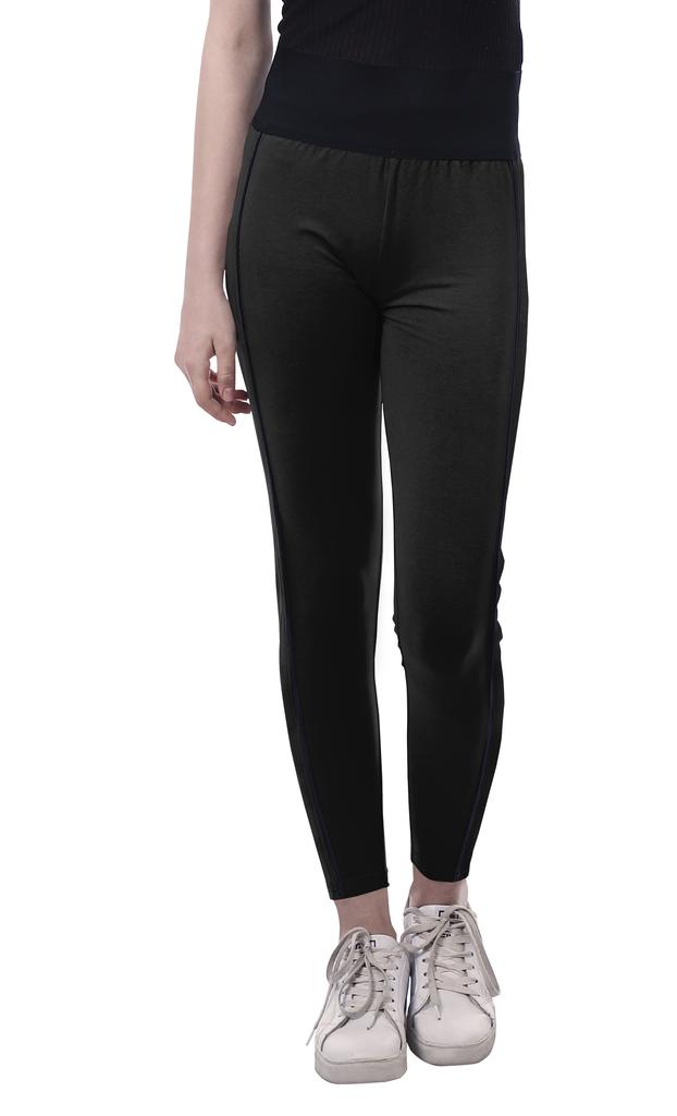 Moomaya High Waist Leggings For Womens Pull On Soft Yoga Pants-3W