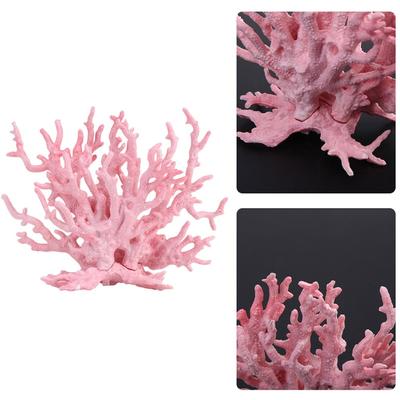 Decoration Accessories Colorful Artificial Coral Plant Fake Coral Decoration Fish Tank Ornament Plastic Plastic Coral Aquarium