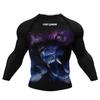 Digital Print Quick-Dry Long Sleeve Training Top - Autumn/Winter Running Tee