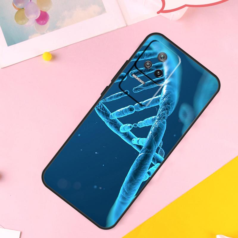 Science DNA Biology Case For POCO M6 X6 Pro X3 X4 X5 M5s F3 F5 Xiaomi 14 Ultra 12 13 Lite 11T 12T 13T Pro Funda