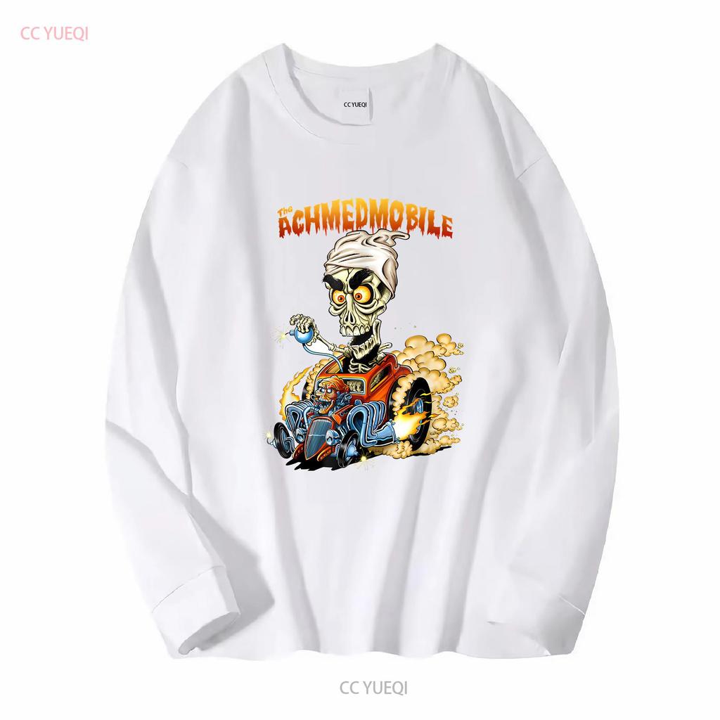 The Achmedmobile Jeff Dunham Black T Shirt 2xl Show Long Sleeves Vintage Washed Comfortable Stylish Homme Top For Everyday Wear