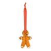 Something Different Glass Gingerbread Man Hanging Ornament (Pack of 20)