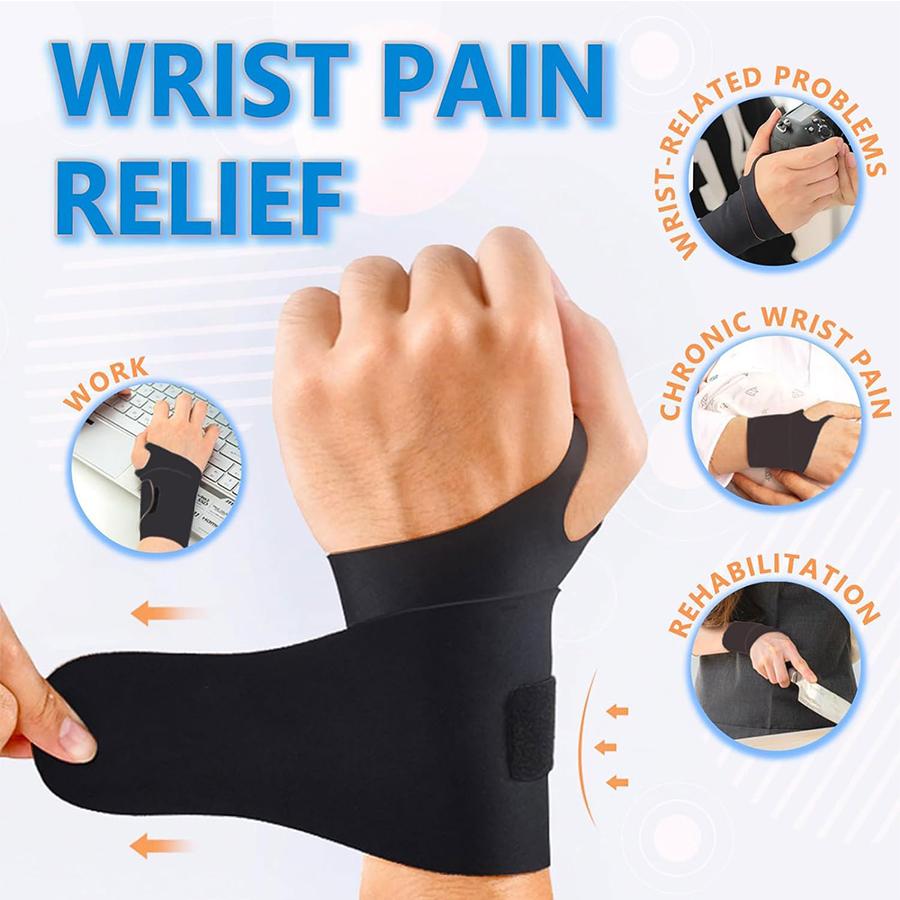 Unisex Elastic Wrist Support Brace - Ultra Thin Breathable Anti-Sprain for Sports Fitness Gym Training & Daily Workout Protectio