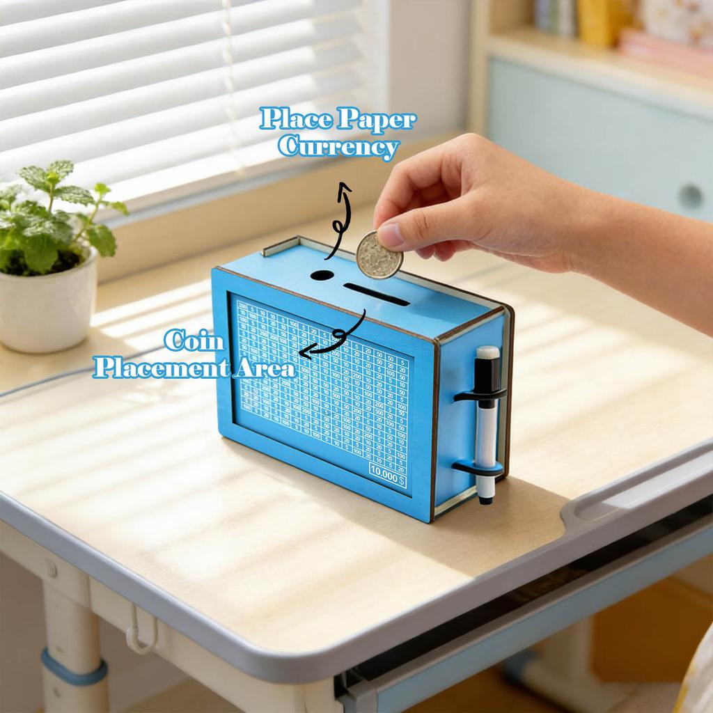 Savings Bank  Bank For Adults And Children  Savings Goals And Savings Objectives  Coin Bank For Boys And Girls  No Installation Required 2ml