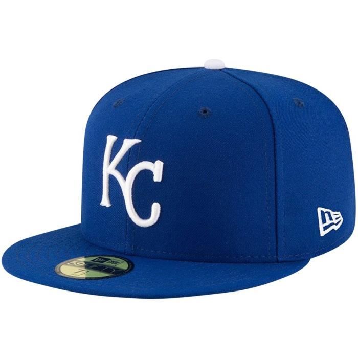 Kšiltovka - New Era - 59Fifty - Kansas City Royals - Modrá - 100% Polyester - Pánská