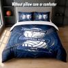 Birmingham City Design Bed Bedding Set 1 Duvet Cover + 2 Pillowcases Soft Breathable Household Bed Linens