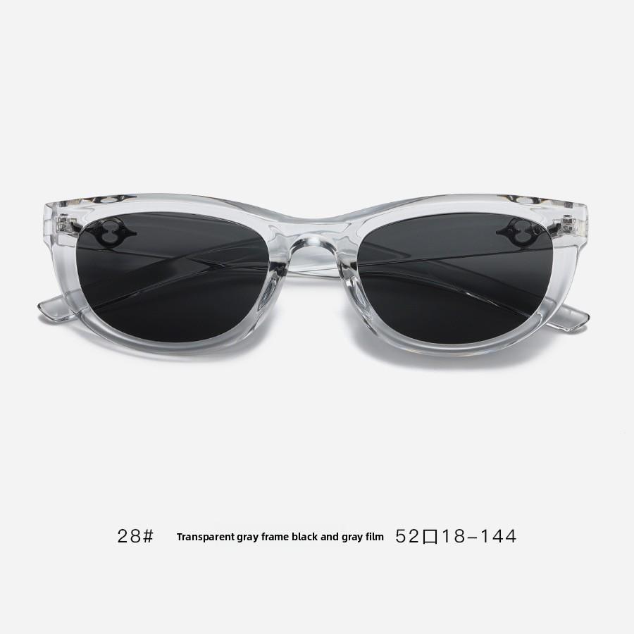 

Gm Cat Eye Sunglasses Women Uv400 Protection With Grey Lenses For Fashion Street Style Gray Transparent Gray