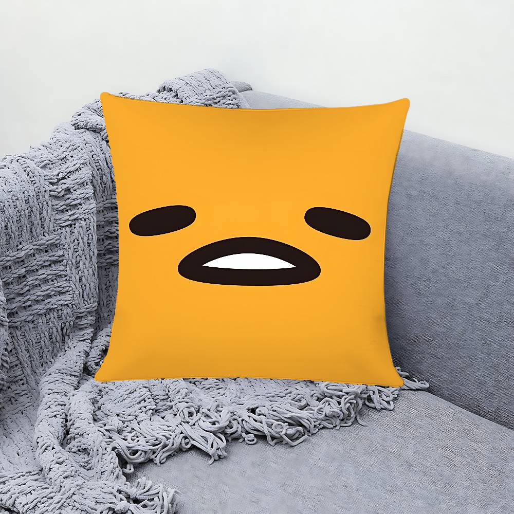 Cute G-Gudetama-s Pillow Case Cushion Cover Soft Cute Throw Pillow Case For Car Sofa Pillowcase Polyester With Zipper
