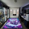 1PC Custom Name Ethereal Elephant Fantasy Theme Floor Mat Ideal for Living Room, Game Rooms, Office, Bedroom,Floor Mat Playful Design