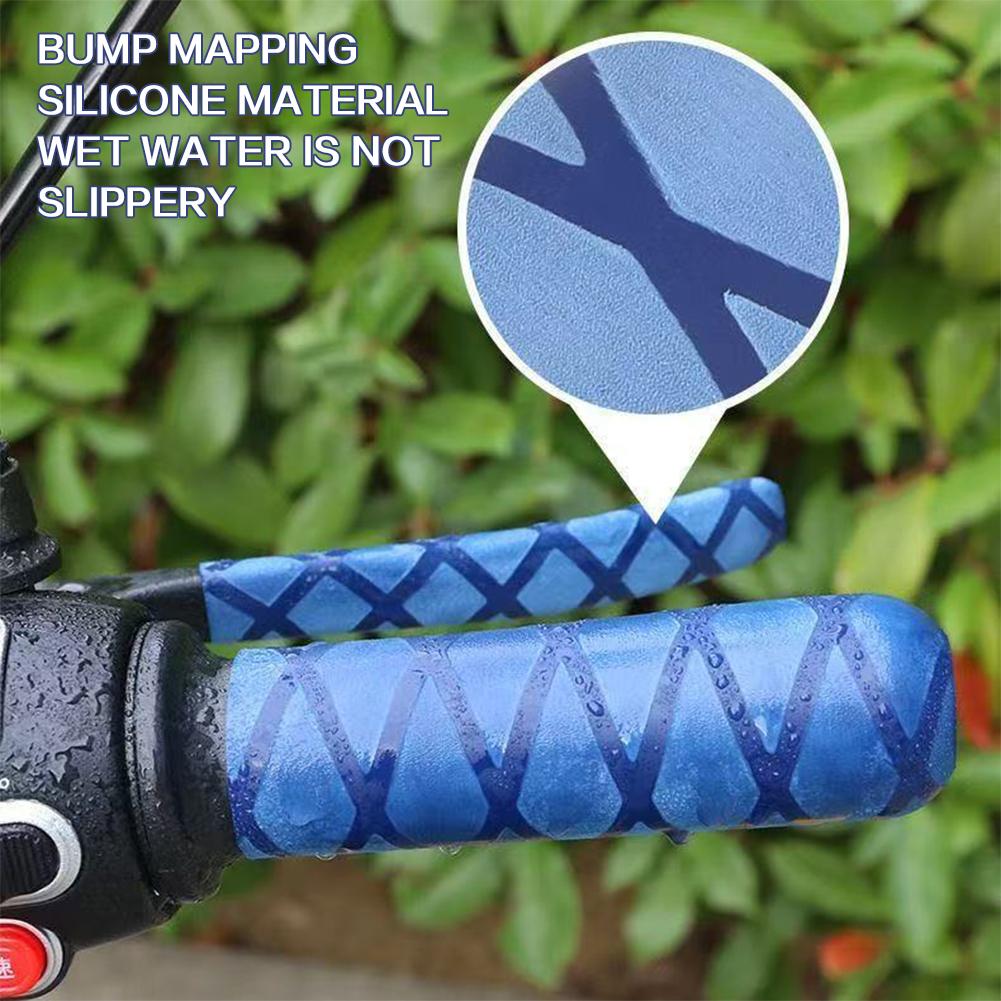 Non-slip Motorcycle Brake Handle Cover Heat-shrinkable Material Rubber Universal Grip Gloves Waterproof Motorcycle Accessories