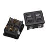 Replacement 12V 10 Pin Electric Window Lift Switches Button Auto Accessory Double Row Power Window Control Switches