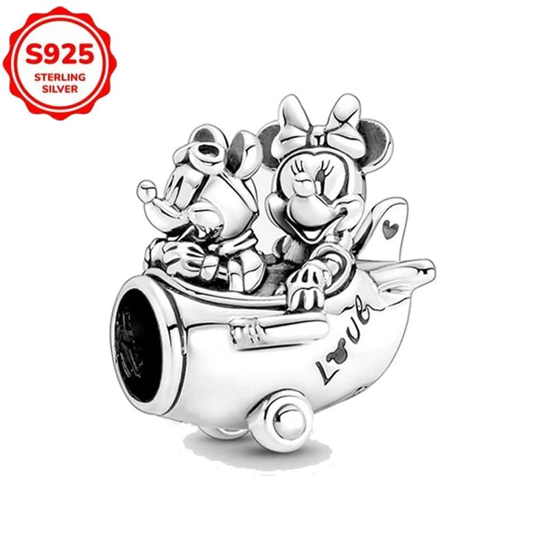 Squirrel Chip Dale Copper Witch Villians Princess Charm Bead For Women Original Bracelet Diy Jewelry Pendant Gift