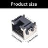 Surfaces Mount RJ45 Ethernet Jacks 10PCS/Pack Metal Shell RJ45 Ethernet Jacks Socket High Durability For Thin Devices