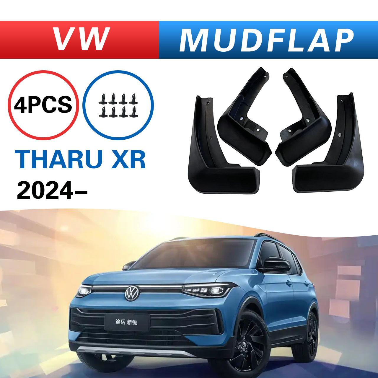 

For Volkswagen THARU XR 2024 mudguard, Splash proof mudguard, front and rear wheel fender чорний