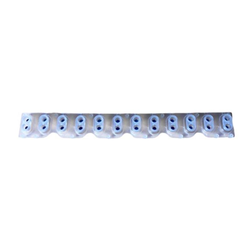 Conductive Rubber Keyboard Contact Rubber Strips with 12 Positions, Flexible Continuous Form for Digital Piano and Electronic Keyboard Repair