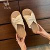[Rampage Arch Support-5.5cm] Height-increasing Thick-soled One-word Sandals for Women's 2025 Summer New Outer Slippers for Women