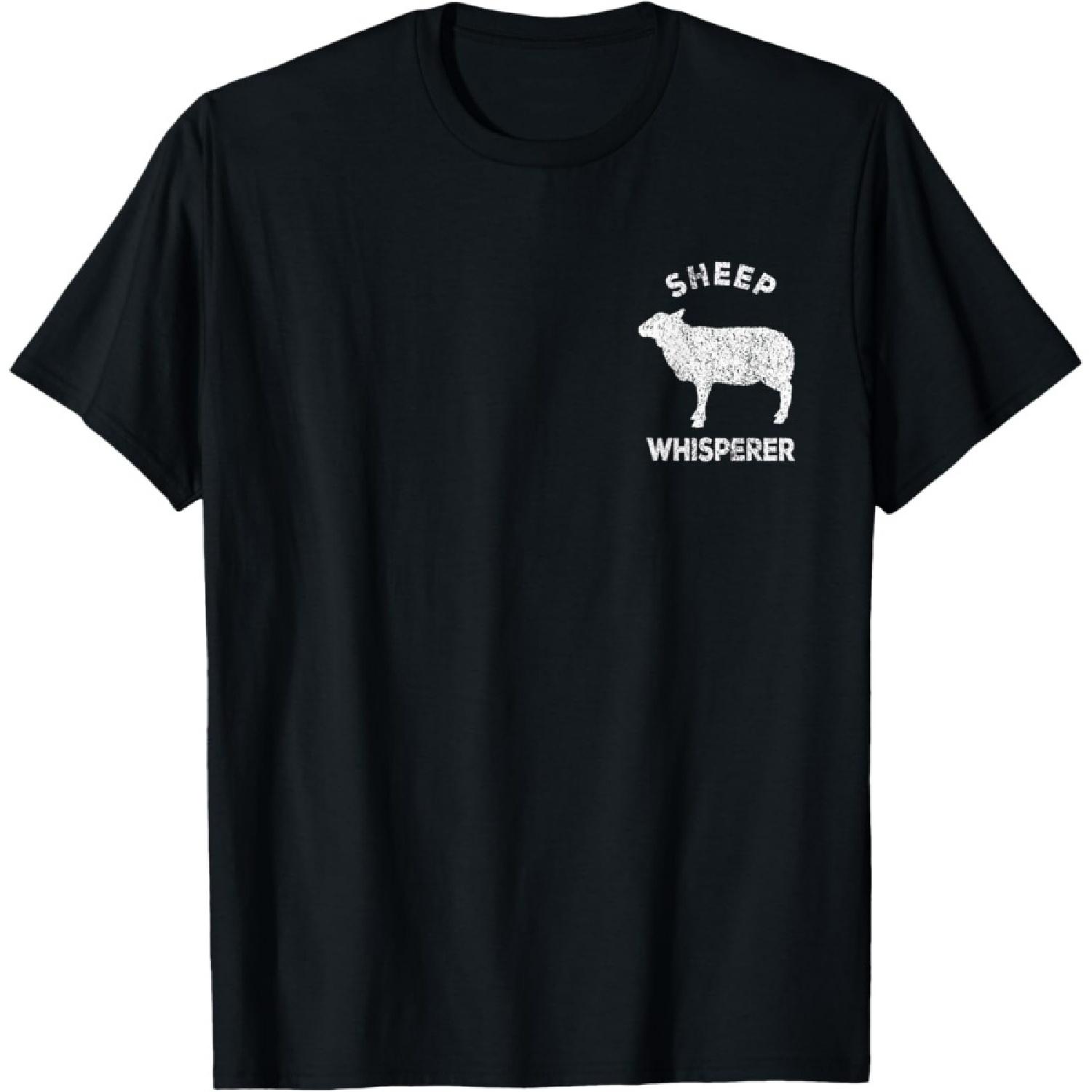 Sheep Whisperer Sheep Lover Funny Sheep Quote T-Shirt(1) S
