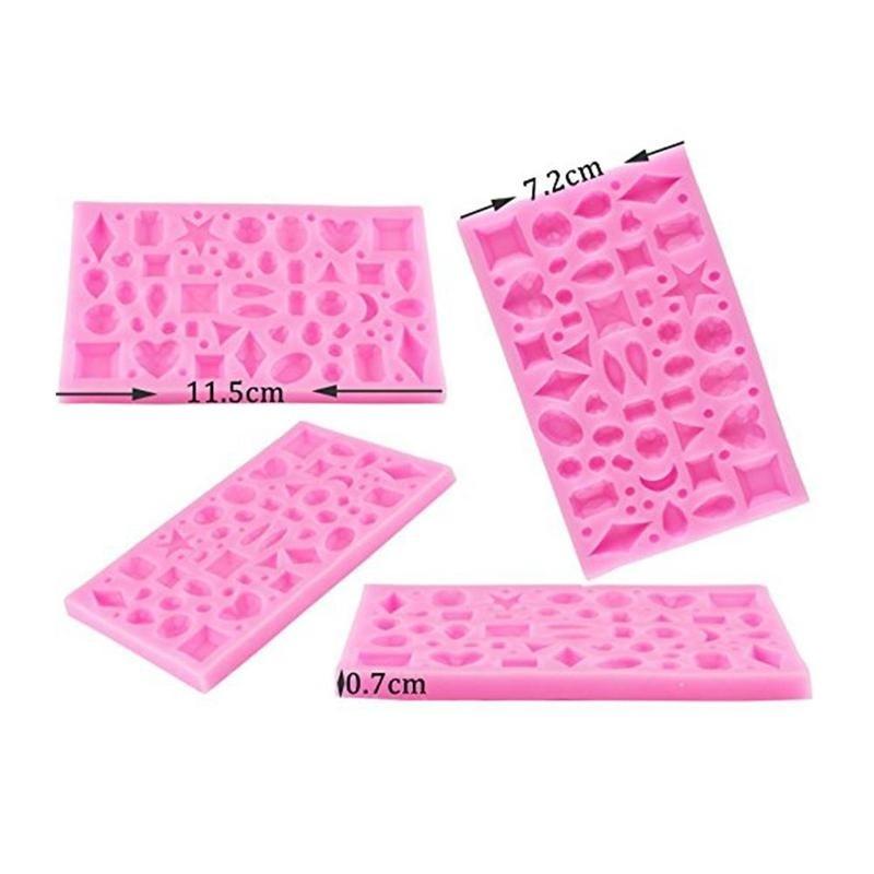 Gemstone Shape Fondant Cake Decorating Sugarcraft Mould Mold