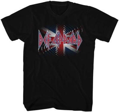 British Classic Rock Band Graphic T-Shirt, Black Short Sleeve Cotton Unisex Tee
