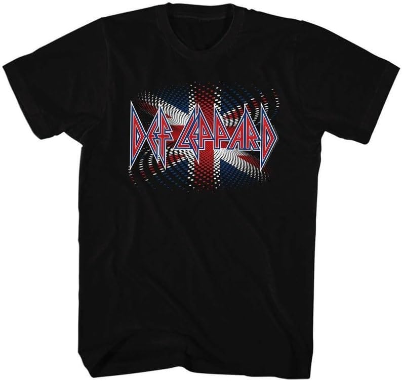 

British Classic Rock Band Graphic T-Shirt, Black Short Sleeve Cotton Unisex Tee 5XL різнокольоровий