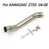 Tubo di scarico per KAWASAKI Z800 (2013-2016) / Z750
