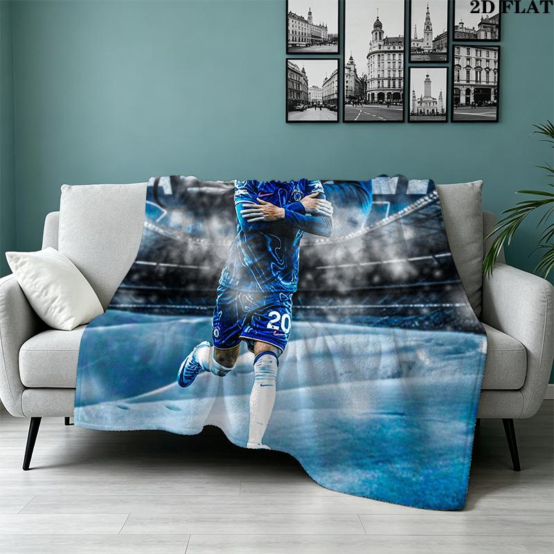 Cole Palmer Print Flannel Blanket High Quality Warm Comfortable Cover for All Seasons Perfect for Gifts Home Decor