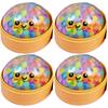 Pallina antistress a forma di raviolo arcobaleno, rimbalzo lento, morbida da schiacciare, giocattolo antistress, decorazione per scrivania da ufficio, regalo di compleanno per bambini/adulti