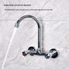OEING Wall-Mounted Brass Hot & Cold Kitchen Faucet