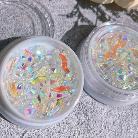 Maniküre Dekor flachen Boden DIY Handwerk Nagel Charme unregelmäßige Form Nagelkunst