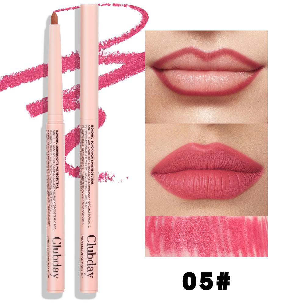 Easy Coloring Rotary Lipstick Pen Lasting Makeup Matte Natural Lipstick Lipliner
