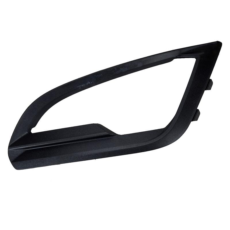 1 Pair Car Front Left & Right Bumper Fog Light Cover Frame Bezel Fit for Ford EcoSport 2018 2019 2020 2021 Black Plastic
