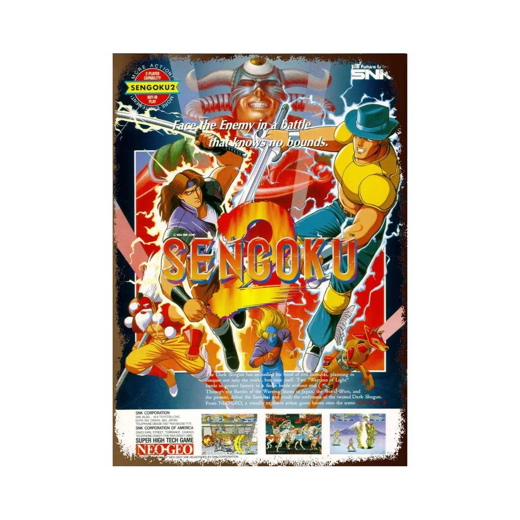 Cartoon Anime Signs Double Dragon Movie Poster Vintage Decoration Wall Metal Tin Sign Garage Tin Board Painting Art Plate Sign