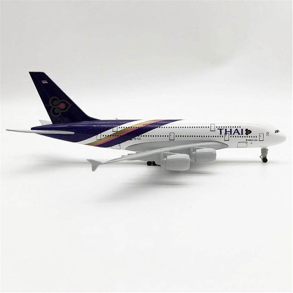 Simulation 1:200 Legierung Flugzeugmodell Thai Airways A380 Flugzeugmodell Heim Büro Dekoration Geschenke