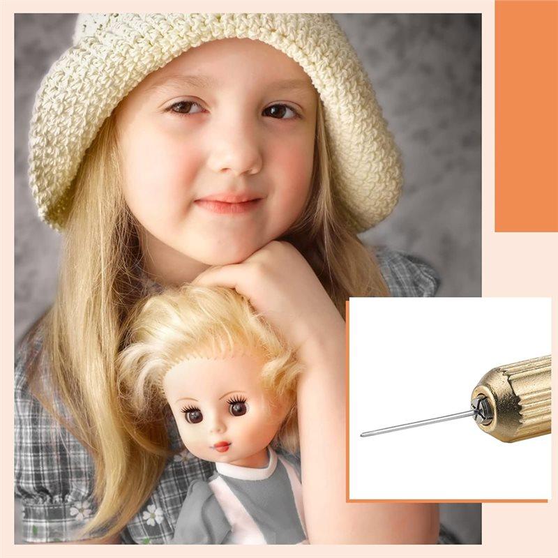 2025 Trend 10Pcs Hair Rooting Tools, 0.9Mm Hair Rerooting Rehair Tool For DIY BJD Wigs Making Repairing Crafting