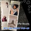 [USED] BTS JIN Pop-up Happy Bonus Puri Korea Life 4 Cut Incentive