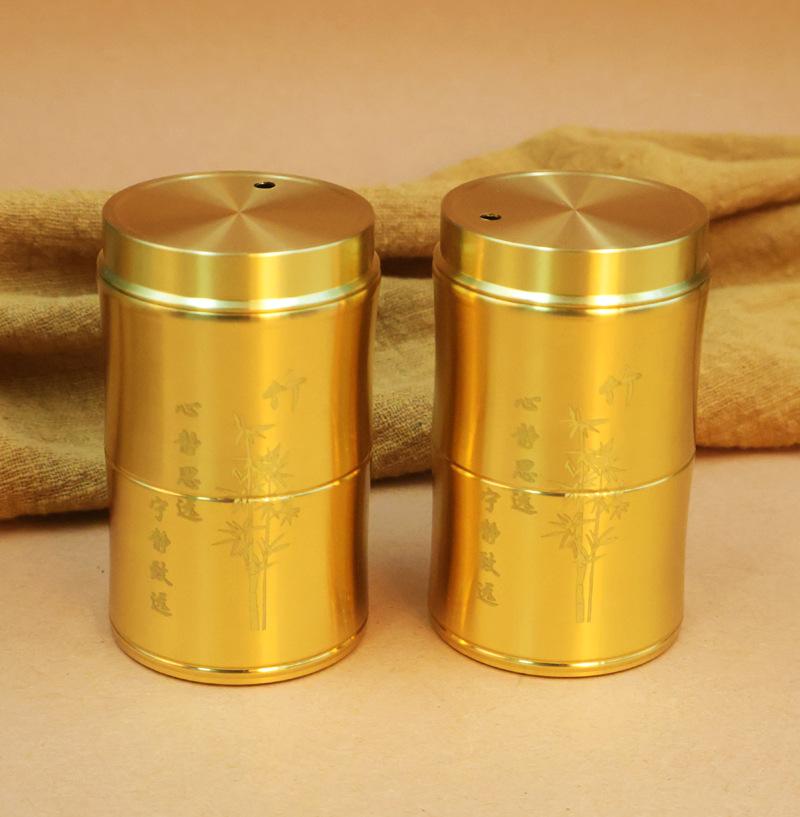 Brass Holder Household Portable High-end Toothpick Container Box Bedroom Restaurant Living Room Dustproof Drop-resista