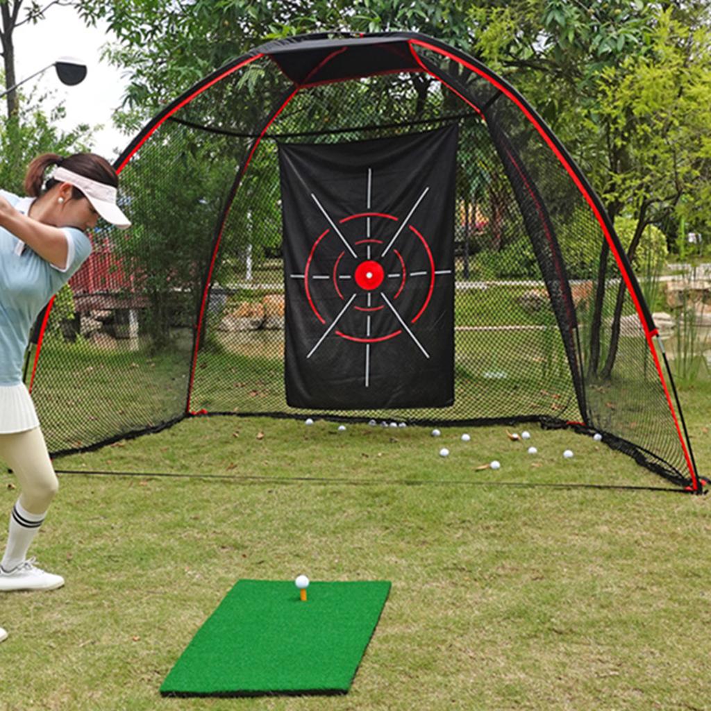 Golf Target Cloth Hitting Net Hanging Circle Canvas Swing Strike Exercise Sport for Football Baseball Aiming Replacement Garden