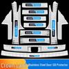 Toyota Crown Lu Fang Door Sill Strips & Trunk Protector Stainless Steel Modification Kit