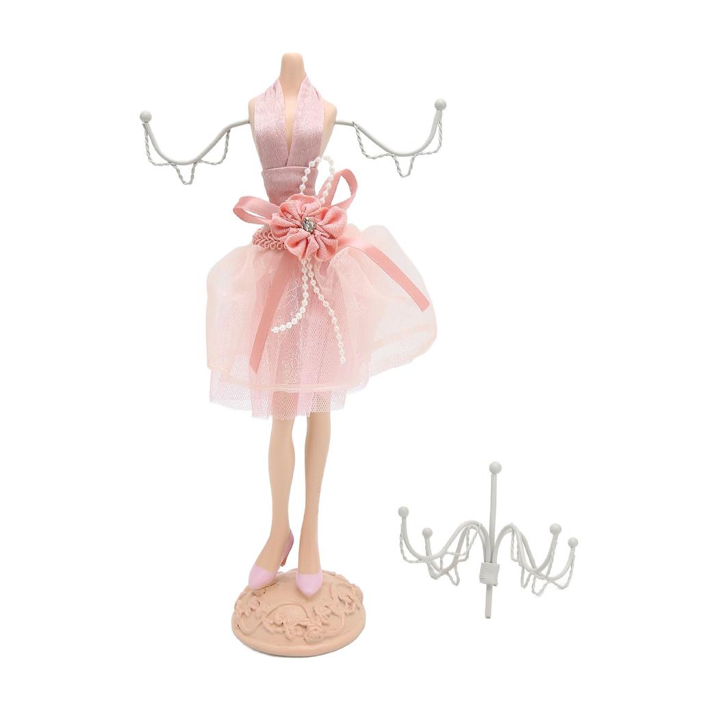 Elegant Jewelry Display Stand Mannequin Dress Necklace Jewelry Rack Holder for Rings Bracelet Earrings