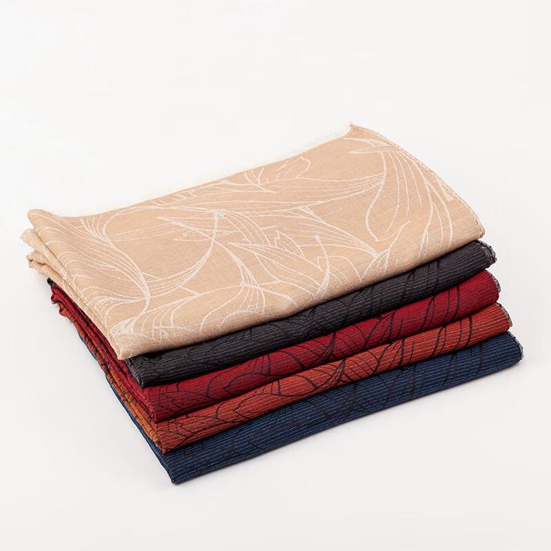 MARJA KURKI Wool Silk Blend Winter Shawl Scarf