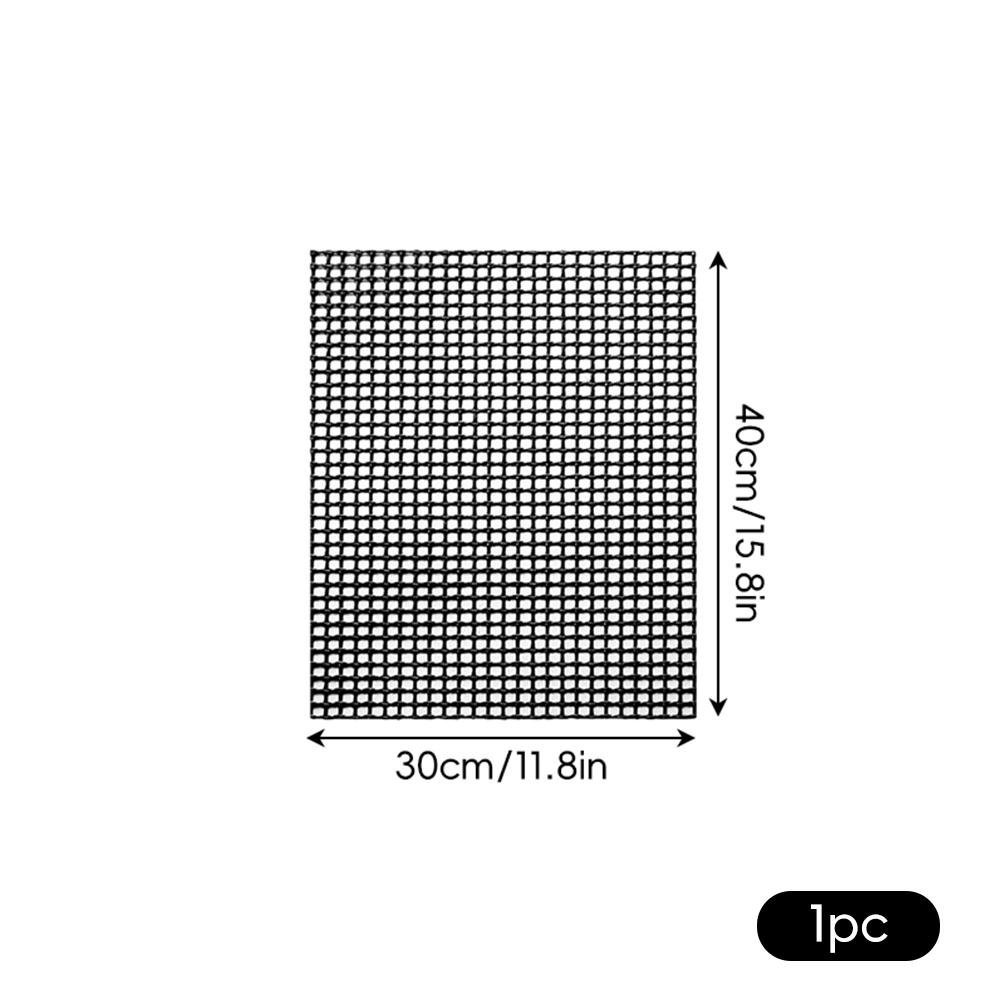 

Антипригарная сетка для барбекю, термостойкая, сетка для барбекю, аксессуары для гриля, коврики для готовки, инструмент для выпечки и гриля 1pc-30x40cm/54G