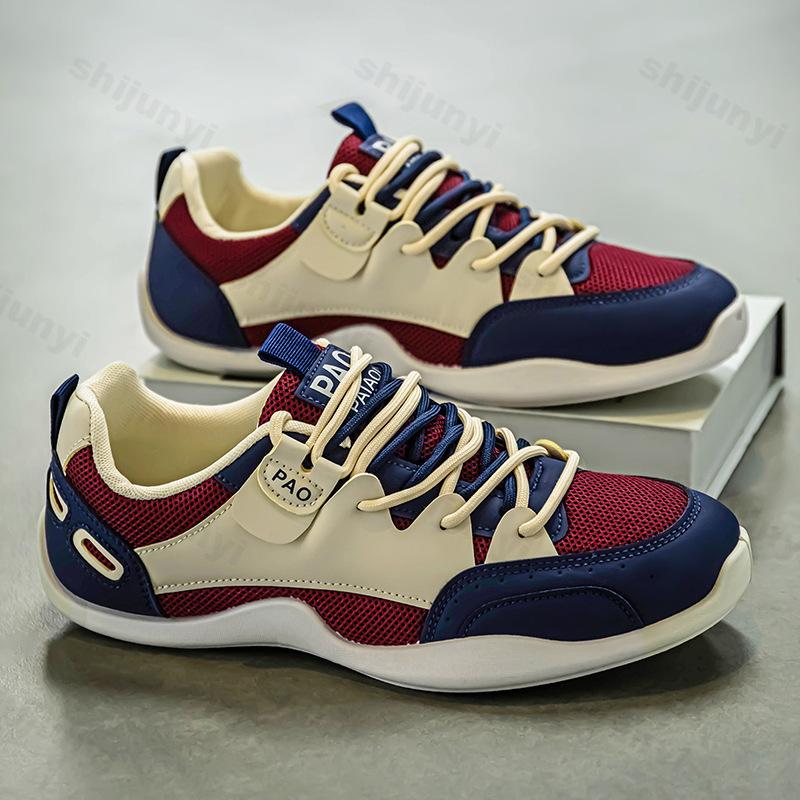 Fashion 2025 Autumn New Men's Mesh Breathable Retro Niche Design Low Top Casual Sport Shoes Comfortable Versatile Fashion Trend Sneakers