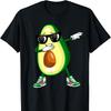 Lovely Dabbing Avocado Shirt Funny Vegan Food Lover Tee Unisex Pattern Print T-Shirt High Quali