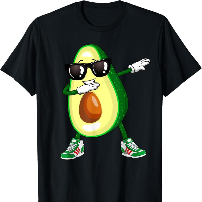 Dab Avocado Sunglasses Funny Fruit T-shirt XXL