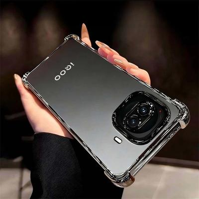Plating Lens Protection Film Case For VIVO IQOO Z11 Turbo Four Corners Anti-shock Protection Cover Bumper For VIVO IQOO Z11Turbo