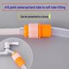 Manguera de Extensión de Doble Conector para Cocina, Jardinería y Lavado de Coches