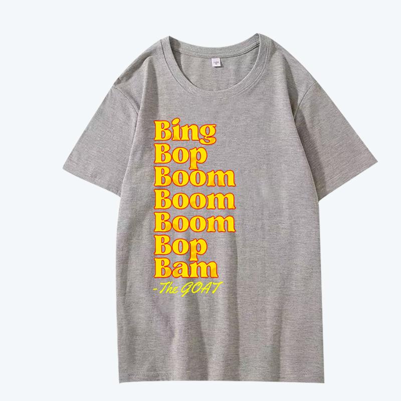 Kendrick Lamar GNX - Bing Bop Boom Camiseta masculina feminina Oversized 100% Algodão manga curta Estampa de verão Unissex sizetops